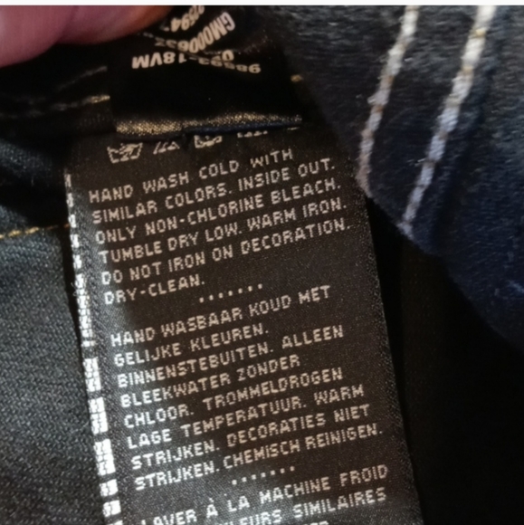 Harley Davidson Women's Black Denim Jacket Size X-Large - Picture 11 of 12